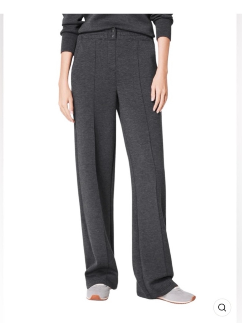 SPANX AirEssentials Brushed Straight Leg Pants – Gray – Size Small